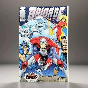 Brigade Image Comics 1993 Variant Cover Blood Brothers #1 NM‎ Ltd Ed Comic Book